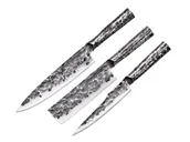 Noże kuchenne - Samura METEORA SET 3 PZ (CUOCO-NAKIRI-FILETTARE ) - miniaturka - grafika 1