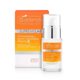 Bielenda Professional SupremeLab Energy Boost Rozjaśniające Serum z Ultrastabilną Witaminą C 15ml - Serum do twarzy - miniaturka - grafika 1