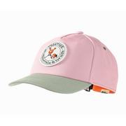 Czapki dla dzieci - Czapka z daszkiem dla dzieci Jack Wolfskin SMILEYWORLD BADGE CAP K water lily - ONE SIZE - miniaturka - grafika 1