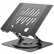 Podkładki chłodzące pod laptopa - STOLIK POD LAPTOPA OBROTOWY, SKŁADANY STOJAK NA BIURKO, PODSTAWKA NA TABLET - miniaturka - grafika 1
