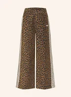 Spodnie damskie - Adidas Originals Jeansy Flare braun - adidas Originals - miniaturka - grafika 1