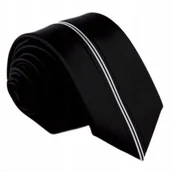 Krawaty i muchy męskie - PANEL MIKROFIBRA Wąski 6cm Krawat Męski Śledź PN14 - miniaturka - grafika 1
