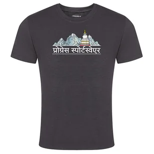 Koszulka męska Progress Aromatic "Nepal" Rozmiar: M / Kolor: czarny - Koszulki sportowe męskie - miniaturka - grafika 1