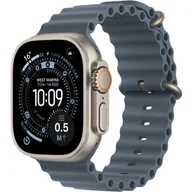 Smartwatch - Apple Watch Ultra 3 GPS + Cellular 49mm Tytan czarny pasek Ocean Granatowy - miniaturka - grafika 1