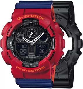 Zegarek Zegarek G-SHOCK SET GA-100-1A1ER + BEZEL 10441433 + PASEK 10527467 - Zegarki męskie - miniaturka - grafika 1
