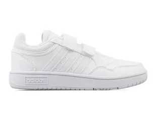 BUTY dziecięce ADIDAS HOOPS białe GW0436 rzep 33,5 - Buty dla dziewczynek - miniaturka - grafika 1