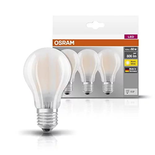 Osram LED Base Retro matt CLA60 E27 matt CLA 60 7W 827 220-240V 806LM E27 M3