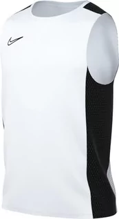 Koszulki sportowe męskie - NIKE Top Sleeveless dla mężczyzn, White/Black/Black, XL - grafika 1