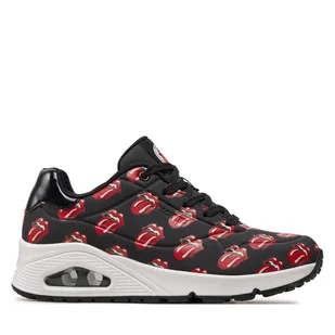 Sneakersy Skechers Uno-Say It Loud 177964/BKRD Czarny - Sneakersy damskie - miniaturka - grafika 1