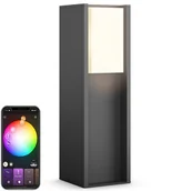 Systemy inteligentnych domów - Philips hue Lampa ścienna LED turaco, możliwość przyciemniania, ciepłe, białe światło, sterowana via App, kompatybilny z Amazon Alexa (Echo, Echo Dot) 915003761502 - miniaturka - grafika 1