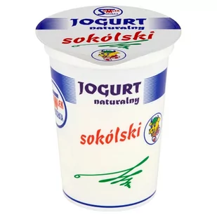 Jogurt naturalny sokólski 400 g - Kefiry, jogurty, maślanki - miniaturka - grafika 1