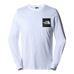 Koszulka The North Face Fine 0A87NCFN41 - biała - Koszulki sportowe męskie - miniaturka - grafika 1