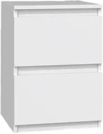 Szafki nocne - Komplet 2 białych szafek nocnych E3-M58 - miniaturka - grafika 1