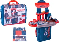 Zabawy w naśladowanie dorosłych - Stolik Majsterkowicza Warsztat 3W1 W Walizce - miniaturka - grafika 1