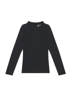 Guess Bluzka J5BI14J1314 Czarny Slim Fit - Bluzki damskie - miniaturka - grafika 1