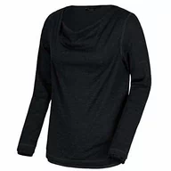 Koszulki i topy damskie - Regatta damska Frayda lekka wełniana czapka pod szyję długi rękaw top T-shirty/koszulki polo/kamizelki Czarny Size: 10 - miniaturka - grafika 1