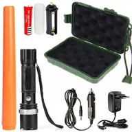 Latarki - CREE Latarka Policyjna Taktyczna Led Q5 Xp-e Etui - miniaturka - grafika 1