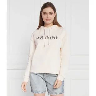 Armani Exchange Bluza | Regular Fit - Bluzy damskie - miniaturka - grafika 1