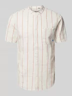 Koszule męskie - Koszula casualowa o kroju slim fit ze stójką - miniaturka - grafika 1