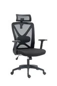 Fotele i krzesła biurowe - Fotel biurowy I-OP-EX czarny - miniaturka - grafika 1