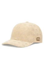 Czapki damskie - Guess Czapka z daszkiem AW5391 POL01 Beżowy - miniaturka - grafika 1