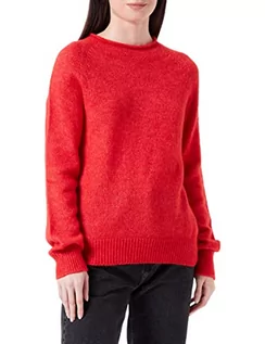 Swetry damskie - BOSS Damski sweter z dzianiny w kolorze jasnoczerwonym, XL (DE) - grafika 1