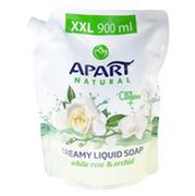 Mydła - Apart mydło w płynie Biała Róża i Orchidea 900ml zapas - miniaturka - grafika 1