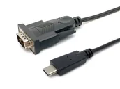 Kable komputerowe i do monitorów - Equip 133392 kabel równoległy Czarny 1,5 m USB Type-C DB-9 - miniaturka - grafika 1