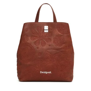 Plecak Desigual Dejavu Sumy Mini 25SAKP02 Brązowy - Torebki damskie - miniaturka - grafika 1