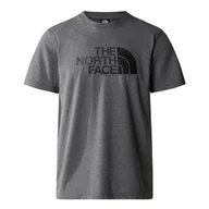 Koszulki męskie - Koszulka The North Face Easy 0A87N5DYY1 - szara - miniaturka - grafika 1