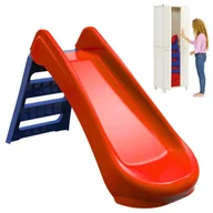 Place zabaw - Palplay Zjeżdżalnia Składana Domowa Ogrodowa Ślizg 130 Cm. Czerwono-Niebieska - miniaturka - grafika 1