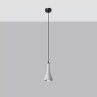 Lampy sufitowe - Rea lampa wisząca 1xE14 czarna/beton SL.1223 - miniaturka - grafika 1