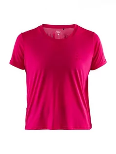 Koszulki i topy damskie - Damska Koszulka Do Biegania Craft Eaze Ss Tee W | Różowa L - grafika 1