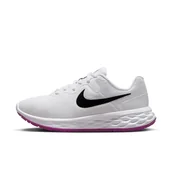 Trampki damskie - Nike W Revolution 6 NN, Damskie trampki, Biały/Black-Vivid Sulfur-Vivid Purp, 38 EU, White Black Vivid Sulfur Vivid Purp, 38 EU - miniaturka - grafika 1