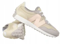 Sneakersy damskie - Buty damskie New Balance GS327FM sneakersy beżowe buty sportowe - miniaturka - grafika 1