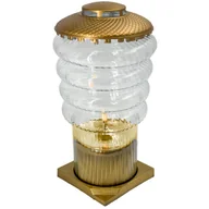 Lampiony i znicze - Znicz szklany Tokyo 13 x 17 x 34 cm złoty / czarny / srebrny / biały - miniaturka - grafika 1