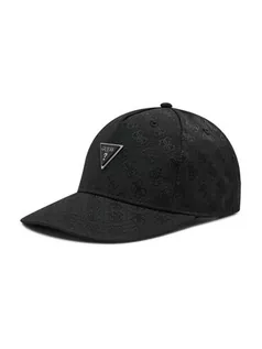 Czapki męskie - Guess Czapka z daszkiem Vezzola Jacquard Baseball AM8967 POL01 Czarny - grafika 1