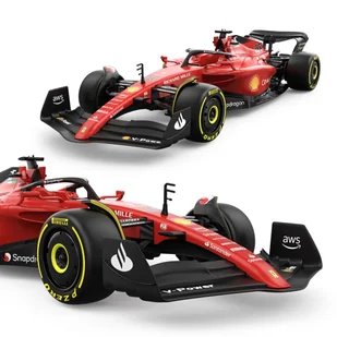 Ferrari F1 75 czerwony RASTAR model 1:12 Zdalnie sterowany bolid + Pilot 2,4 GHz + Naklejki - Zabawki zdalnie sterowane - miniaturka - grafika 6