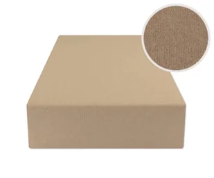 Prześcieradło Z Gumką 140X200 Jersey Ciemny Beż - Prześcieradła - miniaturka - grafika 1