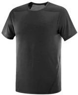 Koszulki sportowe damskie - Koszulka Salomon Outline Deep Black - miniaturka - grafika 1