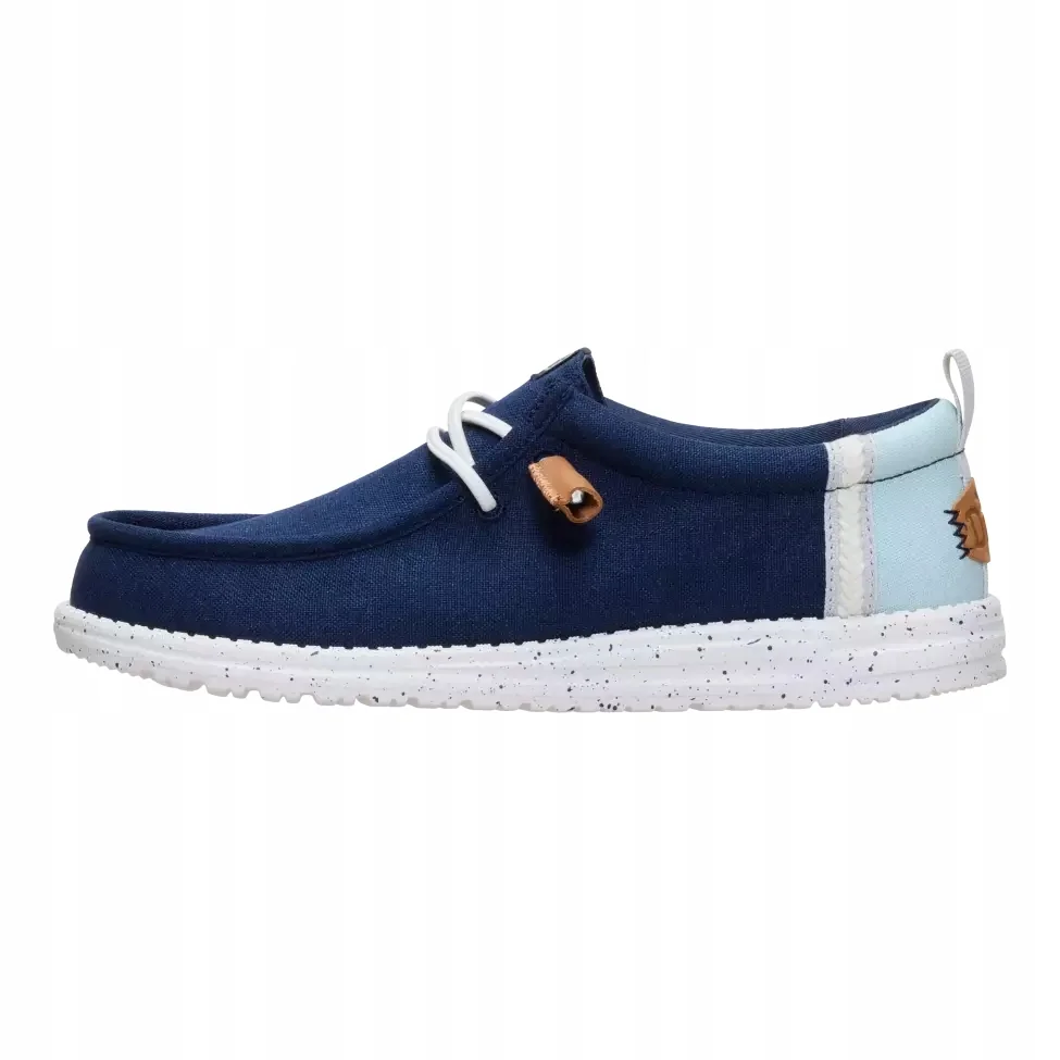 HeyDude Męskie Lekkie Mokasyny Buty Półbuty Wsuwane Wally Summer Linen 40