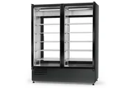 Szafy i witryny chłodnicze - Energooszczędna szafa chłodnicza dwustronnie przeszklona RAPA SCh-2SR 1400 ecoline - miniaturka - grafika 1