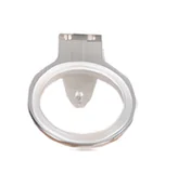 Pozostałe akcesoria fryzjerskie - Uchwyt Wieszak na Suszrakę Solidny Duży Srebrny - miniaturka - grafika 1