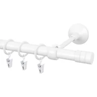 Karnisze - Karnisz Forio 300 cm pojedynczy biały mat 19 mm Inspire - miniaturka - grafika 1