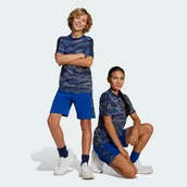 Spodnie i spodenki dla dziewczynek - Szorty Seasonal Essentials Camo Kids - Adidas - miniaturka - grafika 1