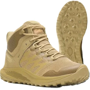 Buty MERRELL Nova 3 Mid Tactical Waterproof Boot - Coyote 43 - Odzież taktyczna i umundurowanie - miniaturka - grafika 1