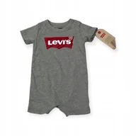 Rampersy - Rampers dziecięcy krótki rękawek Levi's 6 miesięcy - miniaturka - grafika 1