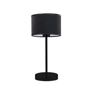 Lampy stojące - Lampka Stołowa Glamour Nicea Velur, Czarny - miniaturka - grafika 1