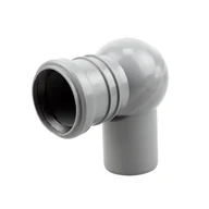 Akcesoria hydrauliczne - Kolano nastawne kulowe 50 mm szare GIRPI - miniaturka - grafika 1