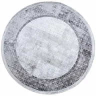 Dywany - Dywan Multi-Decor Eclipse, koło, 120 cm, obramowanie, szary - miniaturka - grafika 1